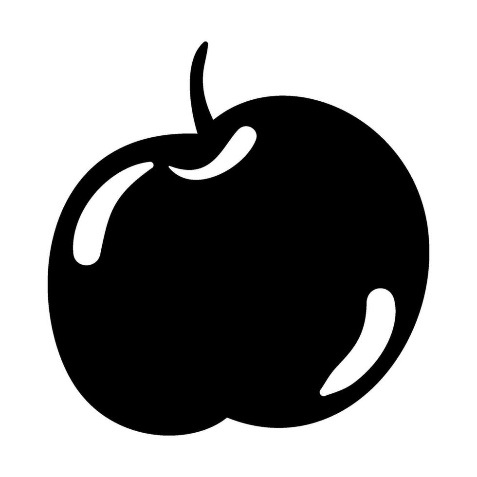 Lycklig tacksägelse ljuv äpple silhuett vektor