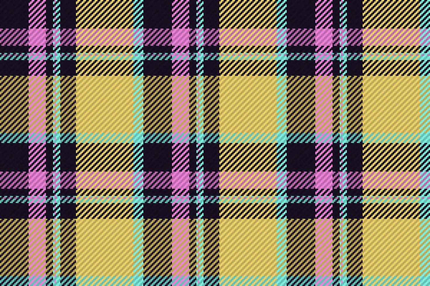 nahtloses muster des tartan-plaids. farbiger Textilhintergrund. Flanellhemden. vektorillustration für tapeten, stoff, käfig. vektor