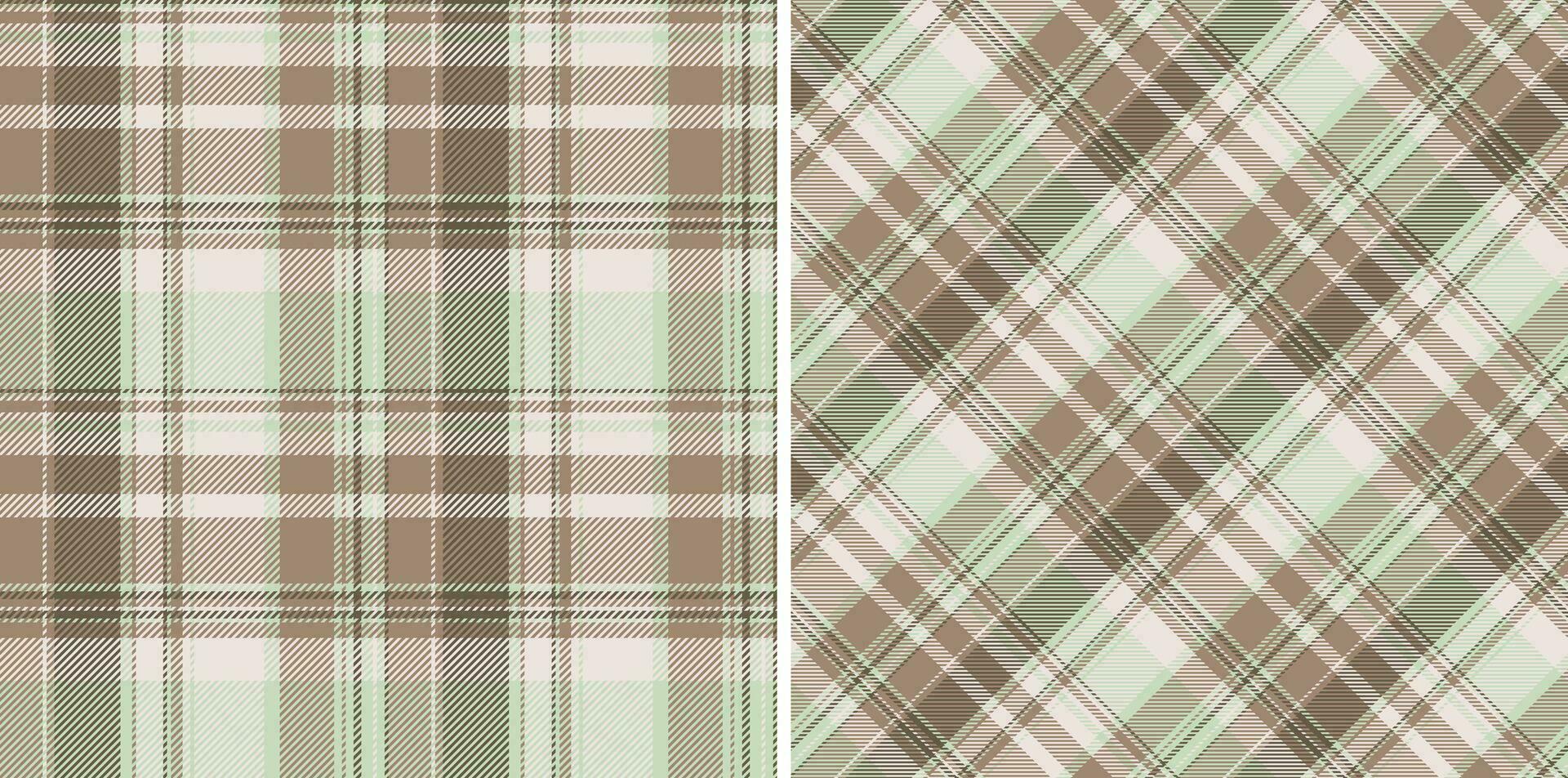 Textur Plaid Hintergrund von prüfen Muster Stoff mit ein Textil- Vektor nahtlos Schottenstoff.