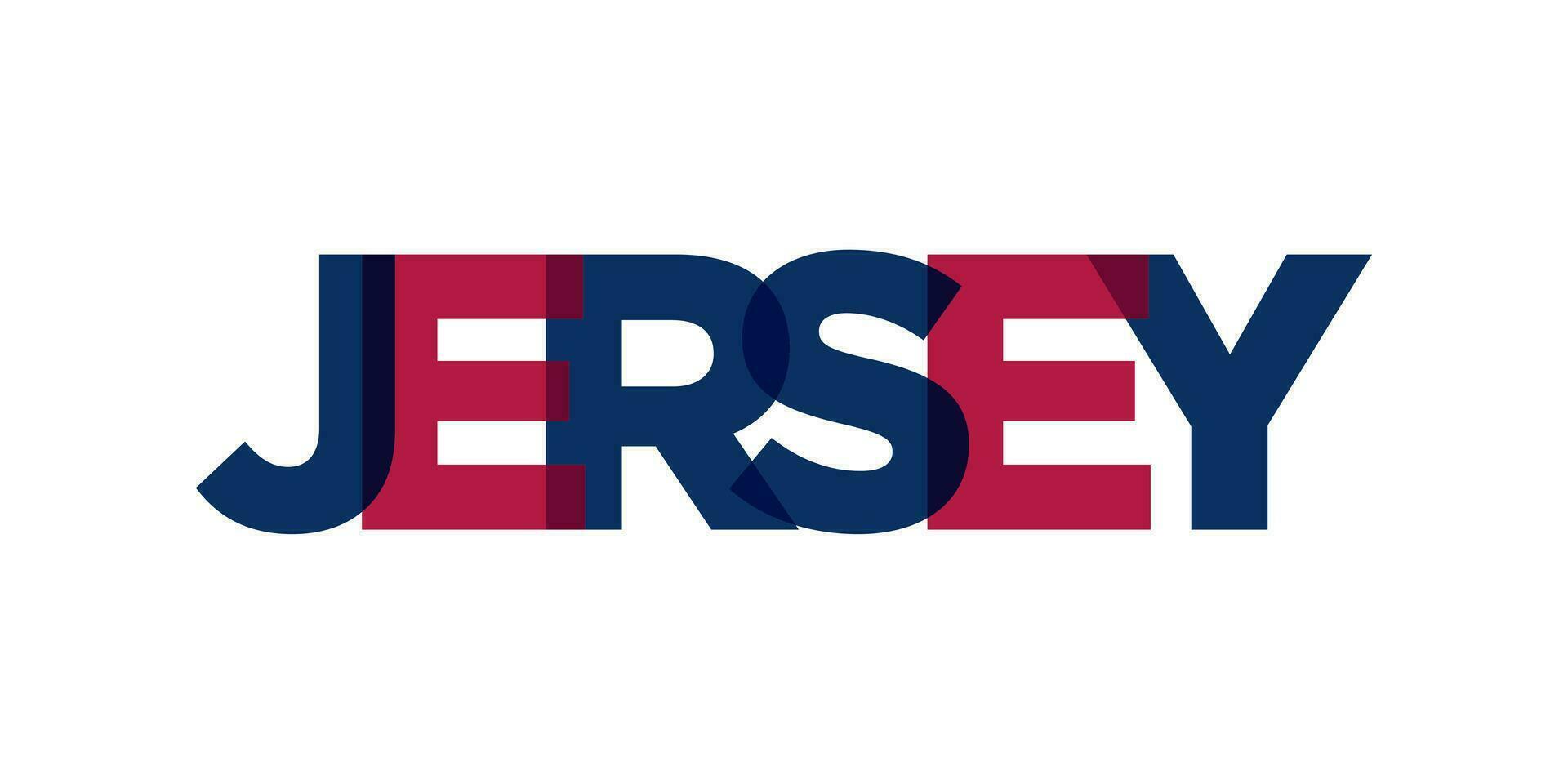 Jersey , Neu Jersey, USA Typografie Slogan Design. Amerika Logo mit Grafik Stadt Beschriftung zum drucken und Netz. vektor