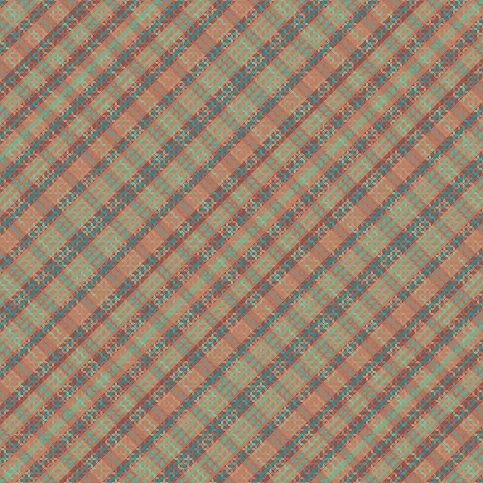 Tartan-Karomuster mit Textur und Naturfarbe. vektor