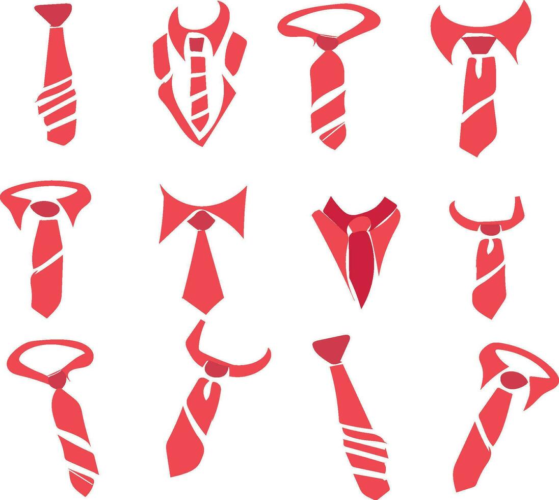 Symbol von Krawatte Vektor Illustration
