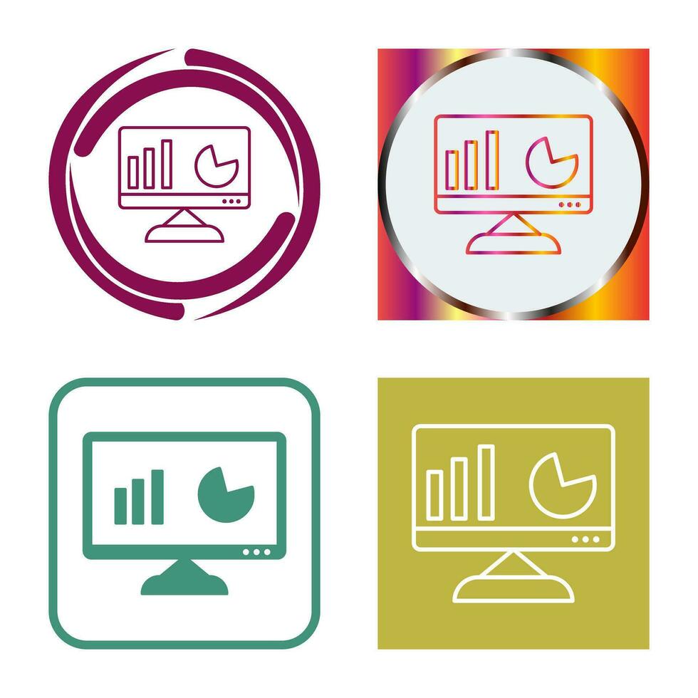 einzigartiges Analytics-Vektorsymbol vektor