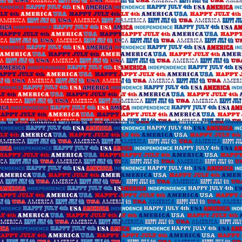 rote weiße blaue USA-Typografie-Streifenmuster vektor