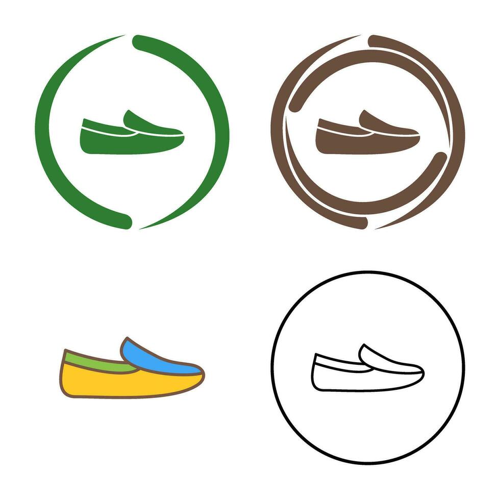 herr- loafers vektor ikon
