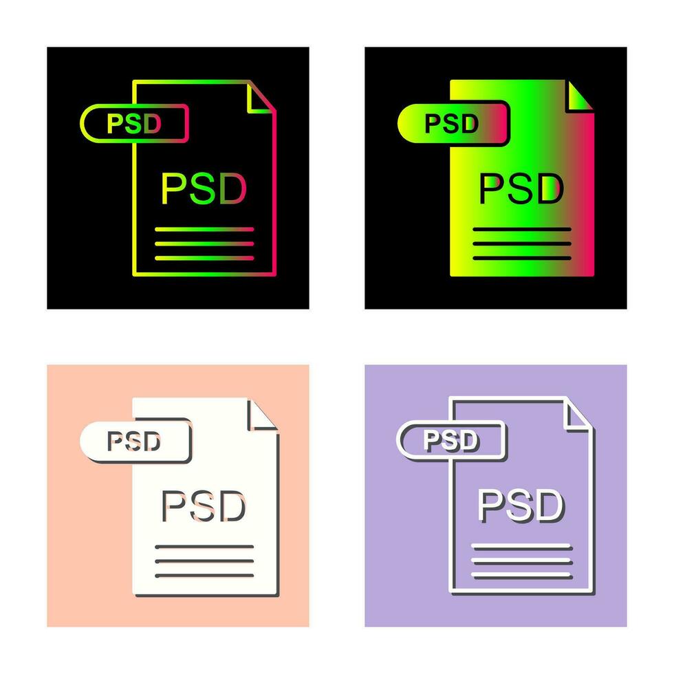 PSD-Vektorsymbol vektor