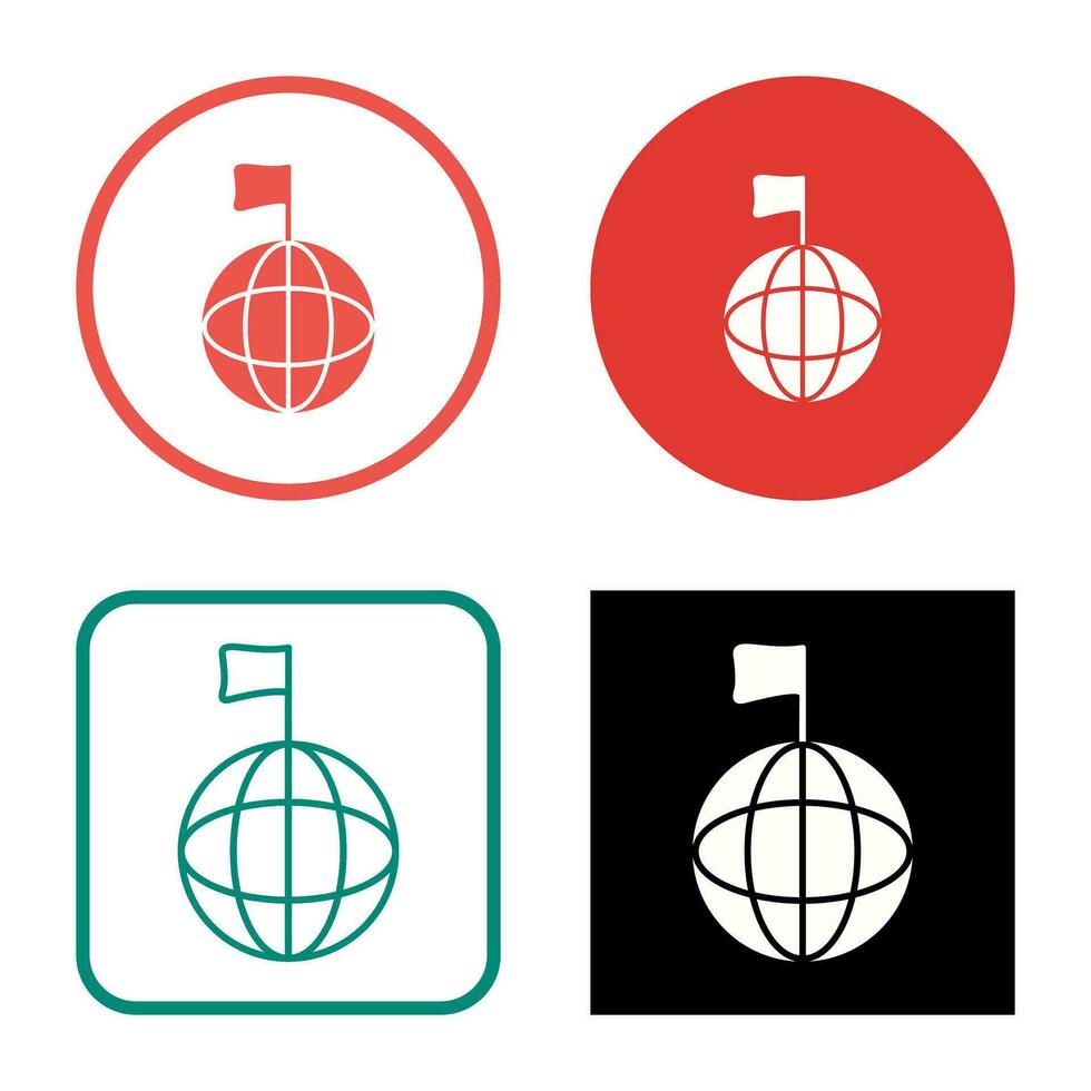 unik global signaler vektor ikon