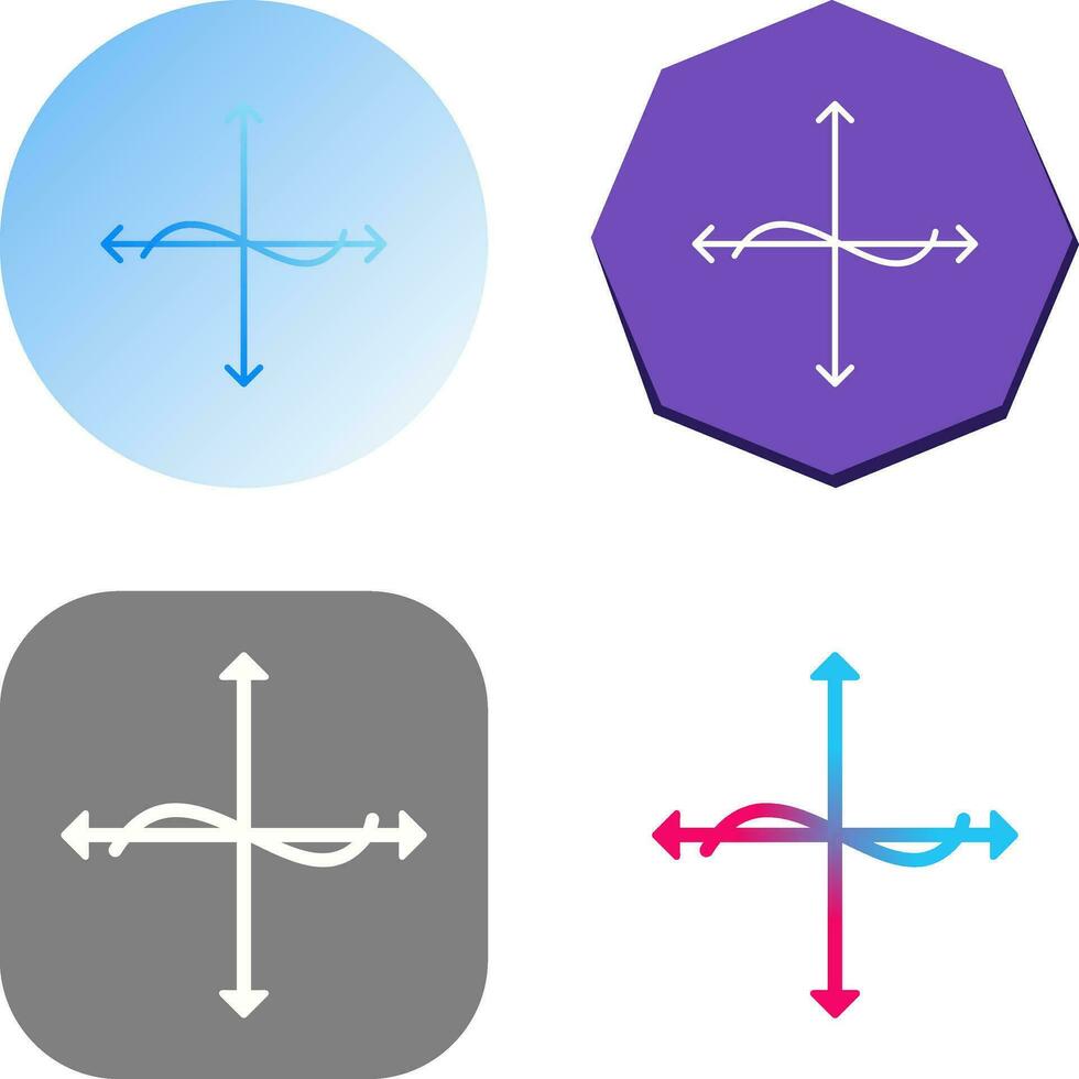 einzigartiges Diagrammvektorsymbol vektor