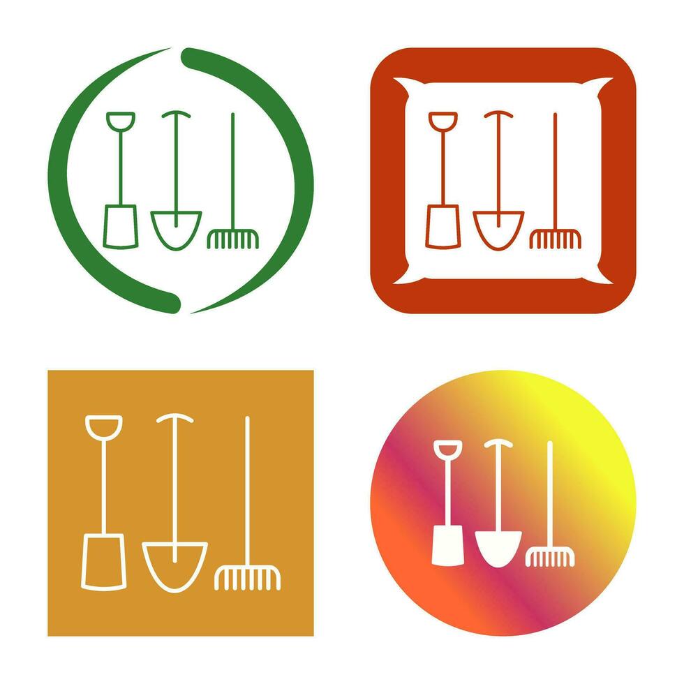 Vektorsymbol für Gartengeräte vektor