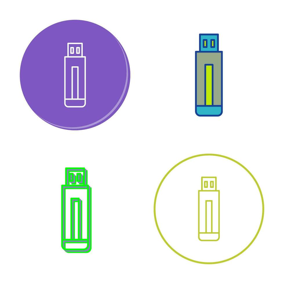 Vektorsymbol für USB-Laufwerk vektor