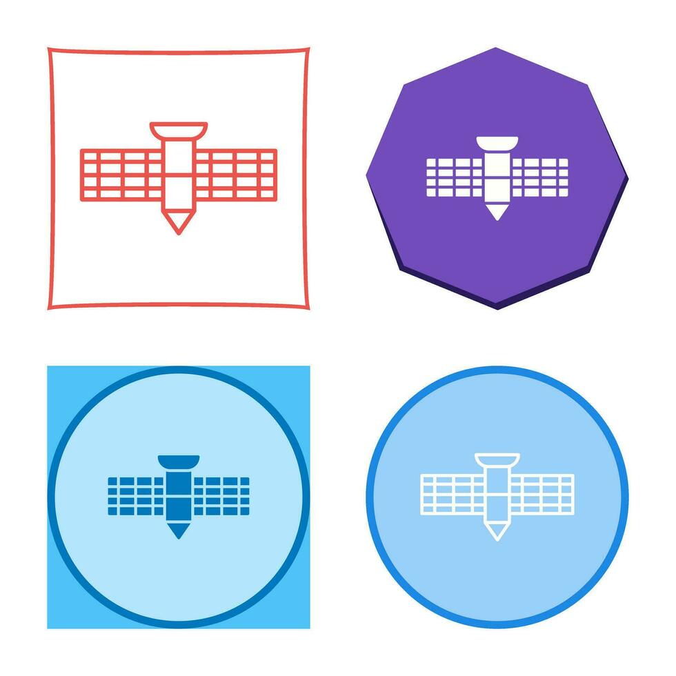 satellit vektor ikon