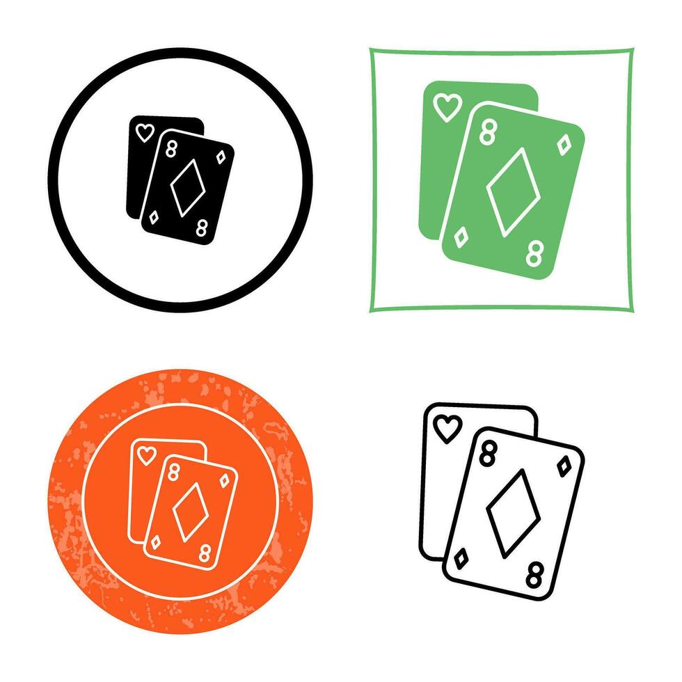 Poker-Vektor-Symbol vektor