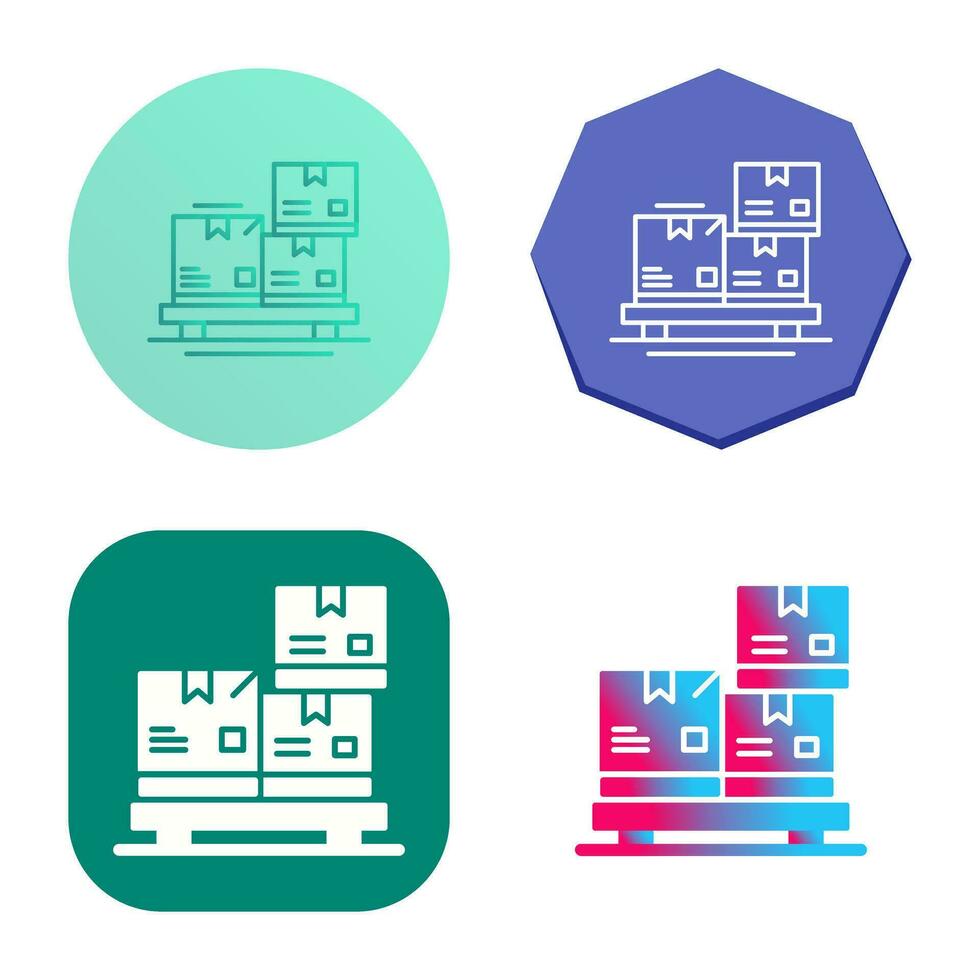 Vektorsymbol für Pakete vektor