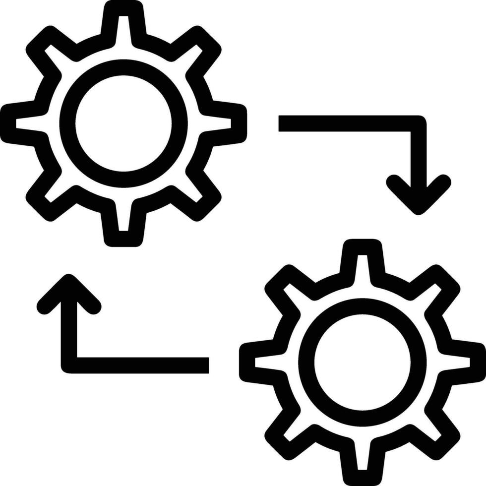 redskap miljö symbol ikon vektor bild. illustration av de industriell hjul mekanik mekanism design bild