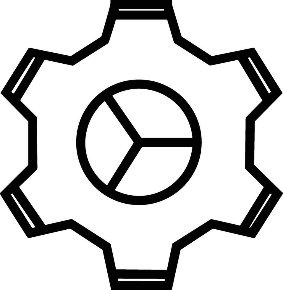 Ausrüstung Rahmen Symbol Symbol Vektor Bild. Illustration von das industriell Rad mechine Mechanismus Design Bild