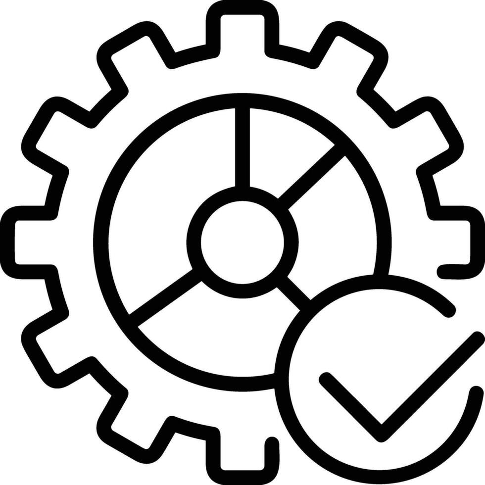 Ausrüstung Rahmen Symbol Symbol Vektor Bild. Illustration von das industriell Rad mechine Mechanismus Design Bild