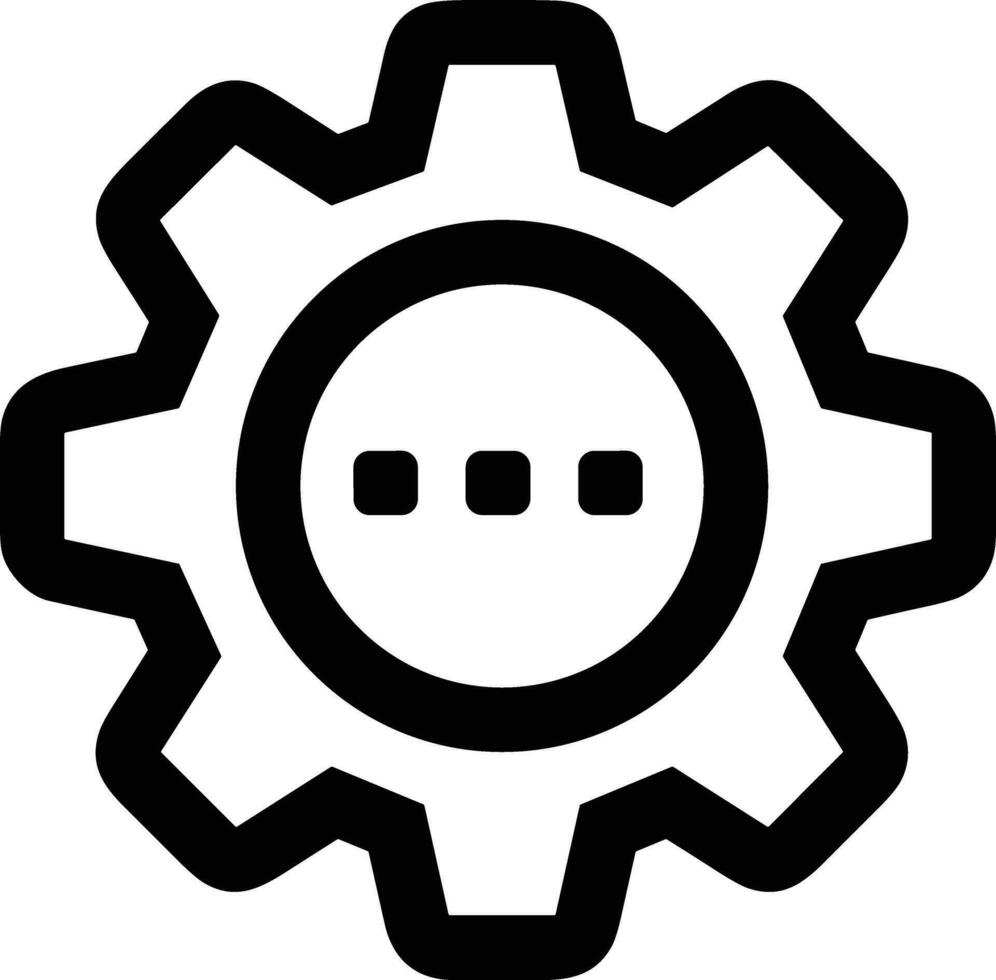 Ausrüstung Rahmen Symbol Symbol Vektor Bild. Illustration von das industriell Rad mechine Mechanismus Design Bild