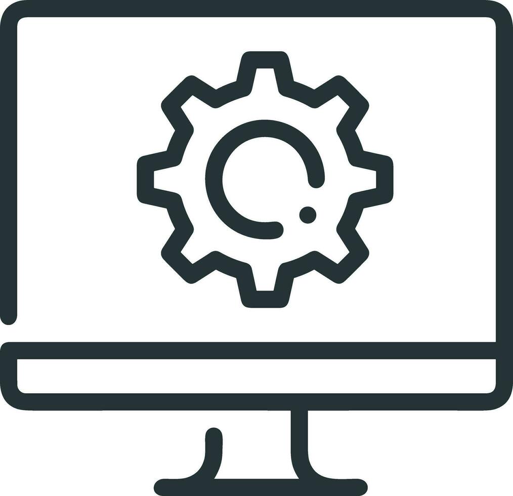 Ausrüstung Rahmen Symbol Symbol Vektor Bild. Illustration von das industriell Rad mechine Mechanismus Design Bild