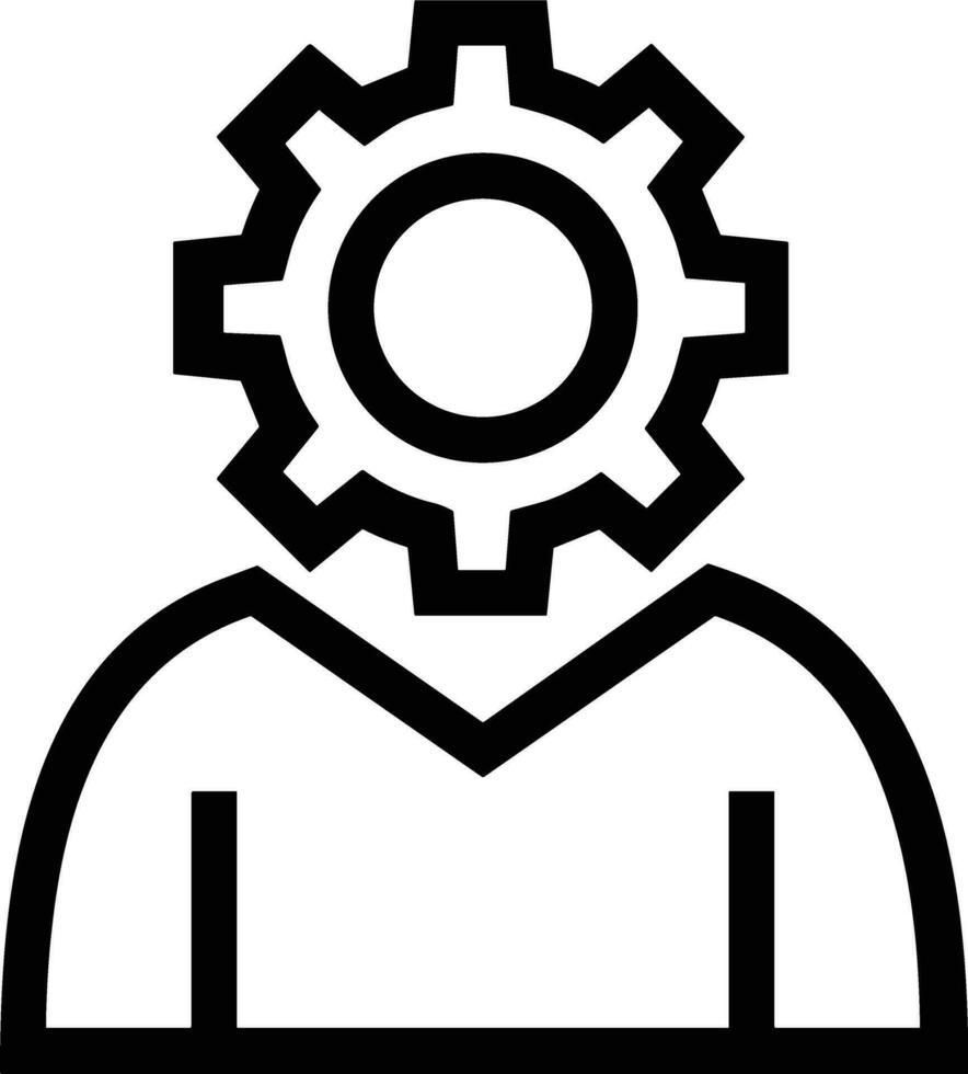 Ausrüstung Rahmen Symbol Symbol Vektor Bild. Illustration von das industriell Rad mechine Mechanismus Design Bild