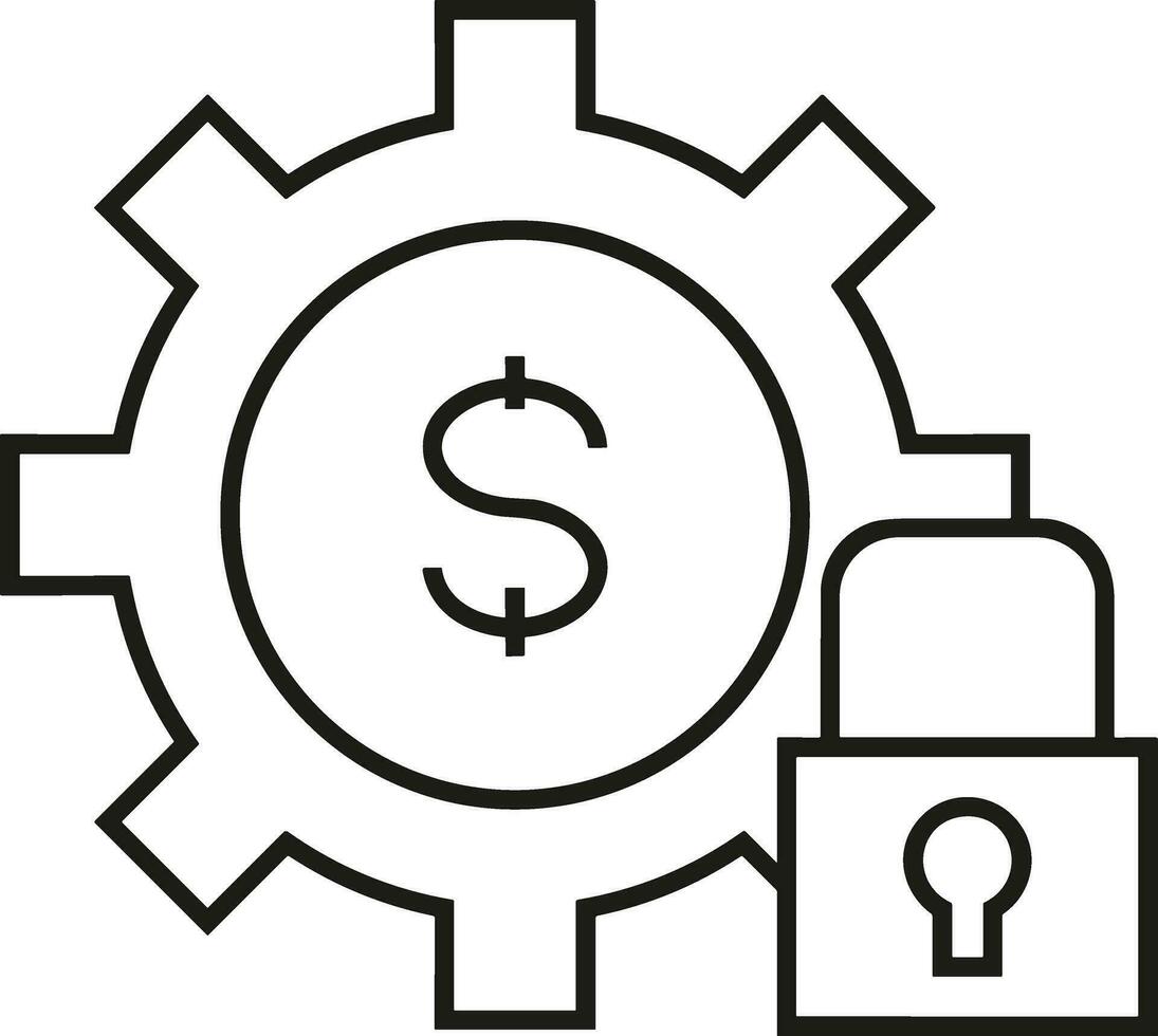 Ausrüstung Rahmen Symbol Symbol Vektor Bild. Illustration von das industriell Rad mechine Mechanismus Design Bild