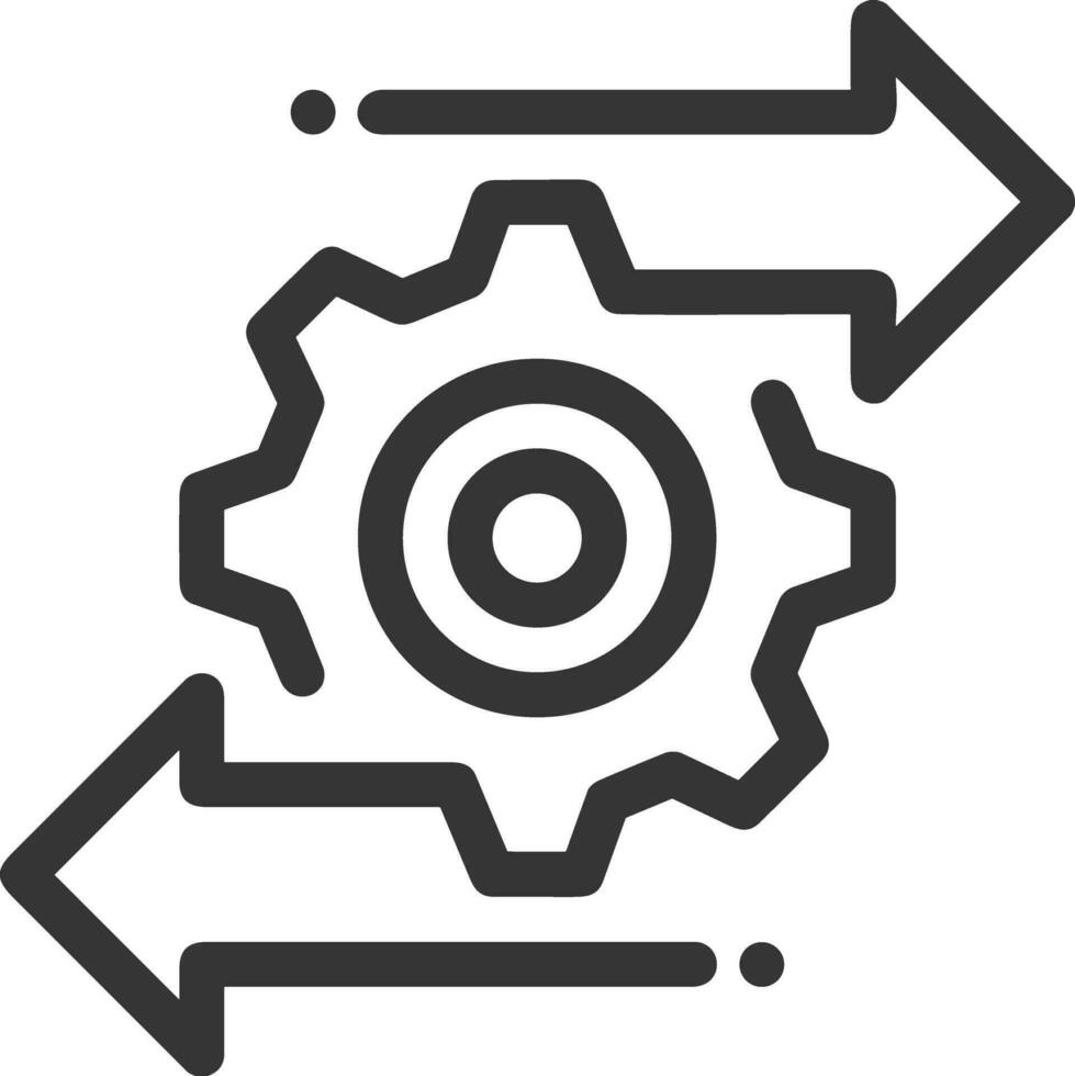 Ausrüstung Rahmen Symbol Symbol Vektor Bild. Illustration von das industriell Rad mechine Mechanismus Design Bild