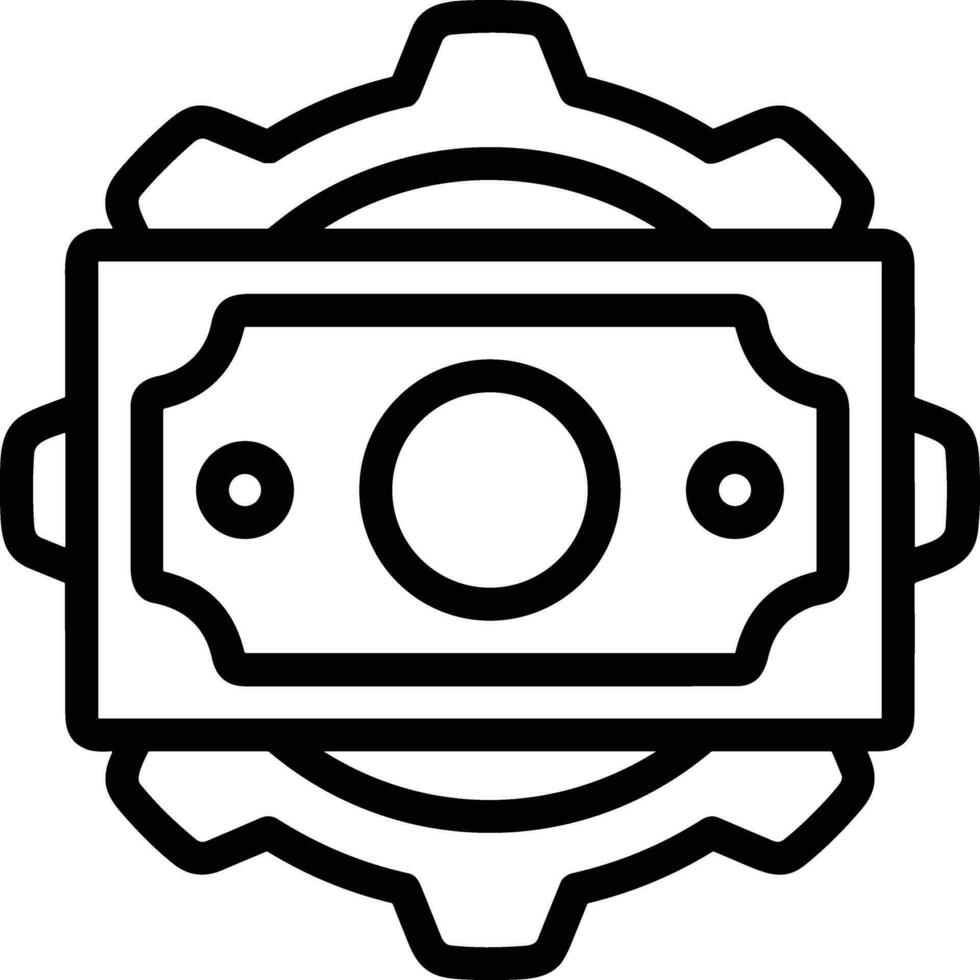 Ausrüstung Rahmen Symbol Symbol Vektor Bild. Illustration von das industriell Rad mechine Mechanismus Design Bild