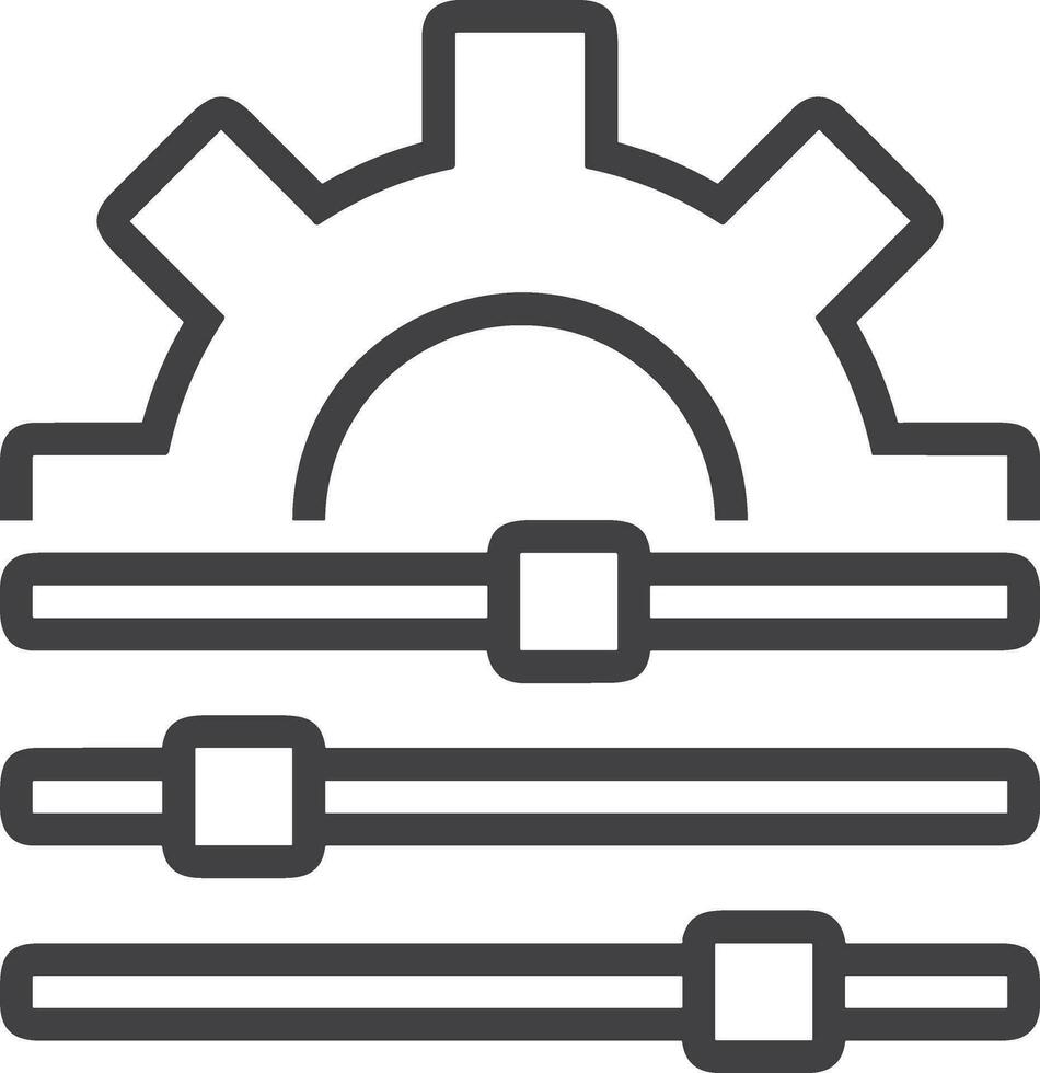 Ausrüstung Rahmen Symbol Symbol Vektor Bild. Illustration von das industriell Rad mechine Mechanismus Design Bild