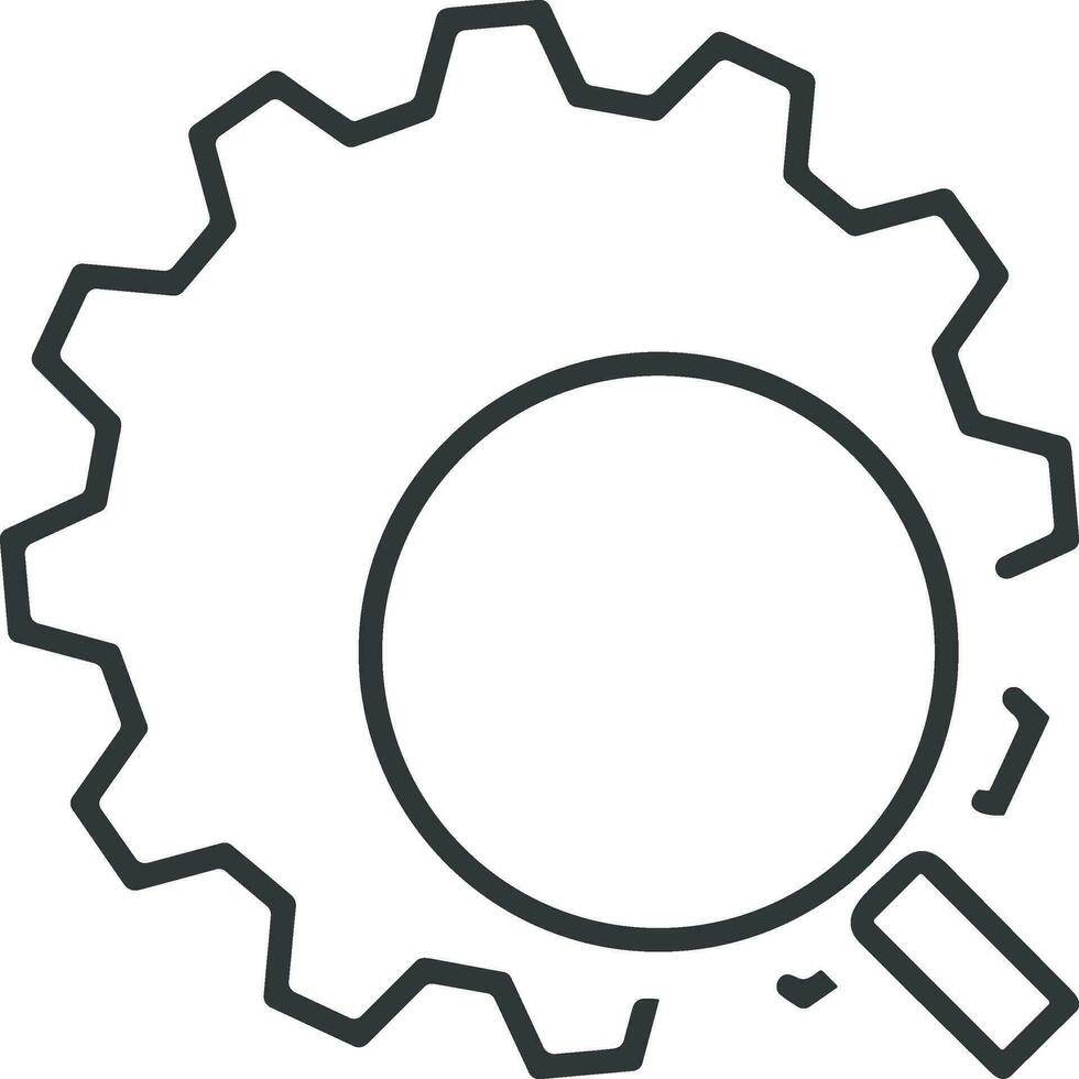 Ausrüstung Rahmen Symbol Symbol Vektor Bild. Illustration von das industriell Rad mechine Mechanismus Design Bild