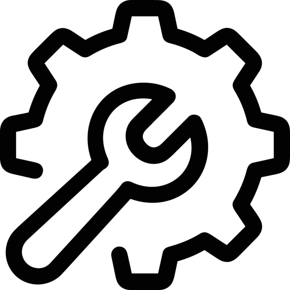 Ausrüstung Rahmen Symbol Symbol Vektor Bild. Illustration von das industriell Rad mechine Mechanismus Design Bild