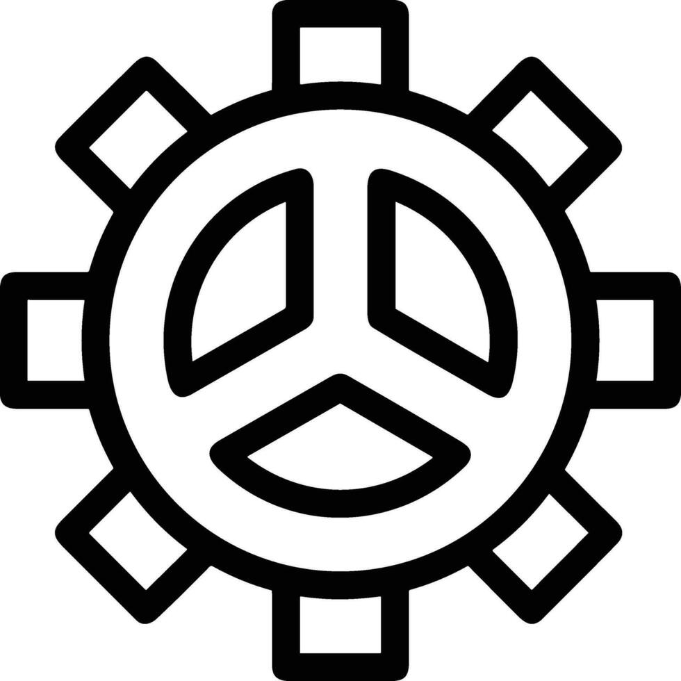 Ausrüstung Rahmen Symbol Symbol Vektor Bild. Illustration von das industriell Rad mechine Mechanismus Design Bild