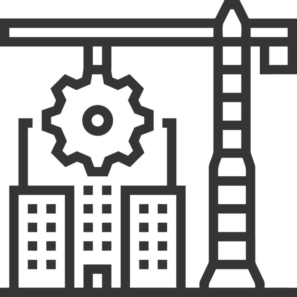 Ausrüstung Rahmen Symbol Symbol Vektor Bild. Illustration von das industriell Rad mechine Mechanismus Design Bild