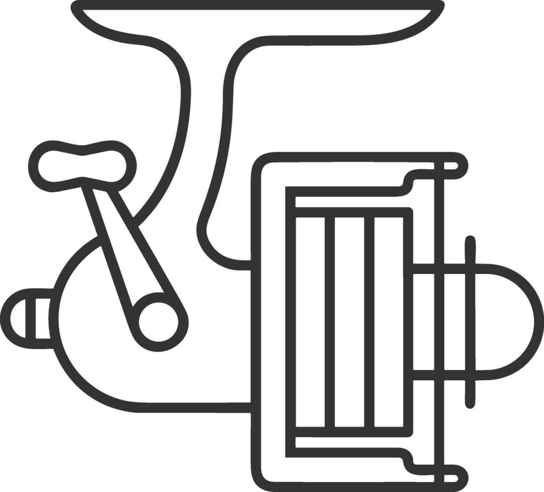 Ausrüstung Rahmen Symbol Symbol Vektor Bild. Illustration von das industriell Rad mechine Mechanismus Design Bild