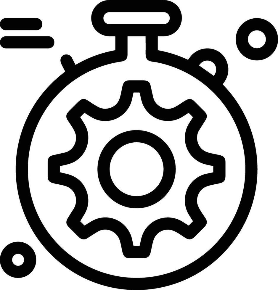 Ausrüstung Rahmen Symbol Symbol Vektor Bild. Illustration von das industriell Rad mechine Mechanismus Design Bild