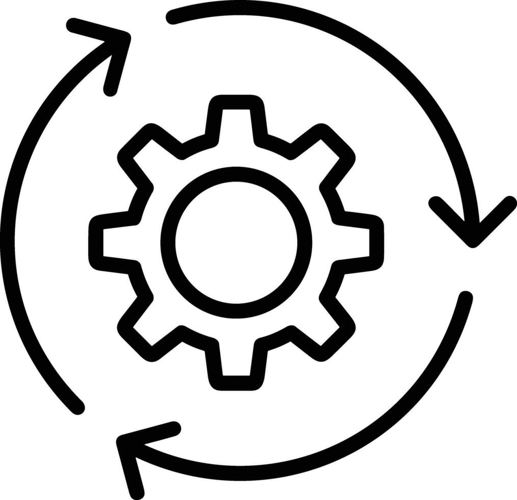 Ausrüstung Rahmen Symbol Symbol Vektor Bild. Illustration von das industriell Rad mechine Mechanismus Design Bild