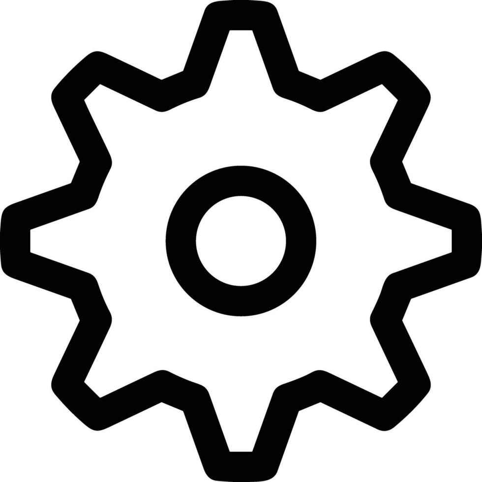 Ausrüstung Rahmen Symbol Symbol Vektor Bild. Illustration von das industriell Rad mechine Mechanismus Design Bild