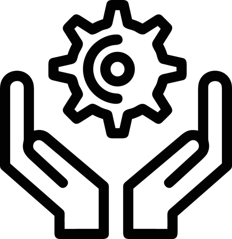 Ausrüstung Rahmen Symbol Symbol Vektor Bild. Illustration von das industriell Rad mechine Mechanismus Design Bild