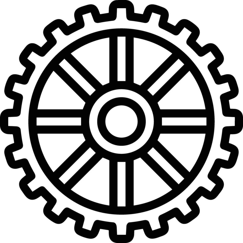 redskap miljö symbol ikon vektor bild. illustration av de industriell hjul mekanik mekanism design bild