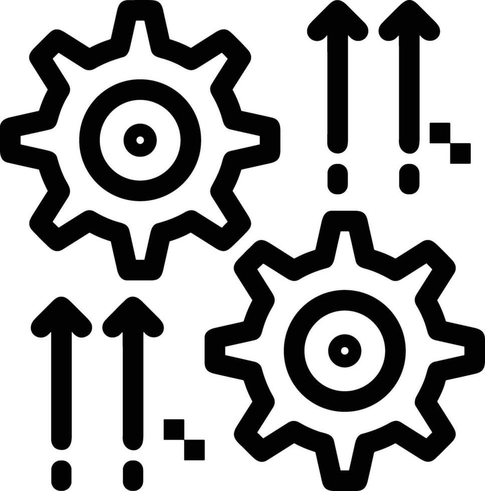 Ausrüstung Rahmen Symbol Symbol Vektor Bild. Illustration von das industriell Rad mechine Mechanismus Design Bild