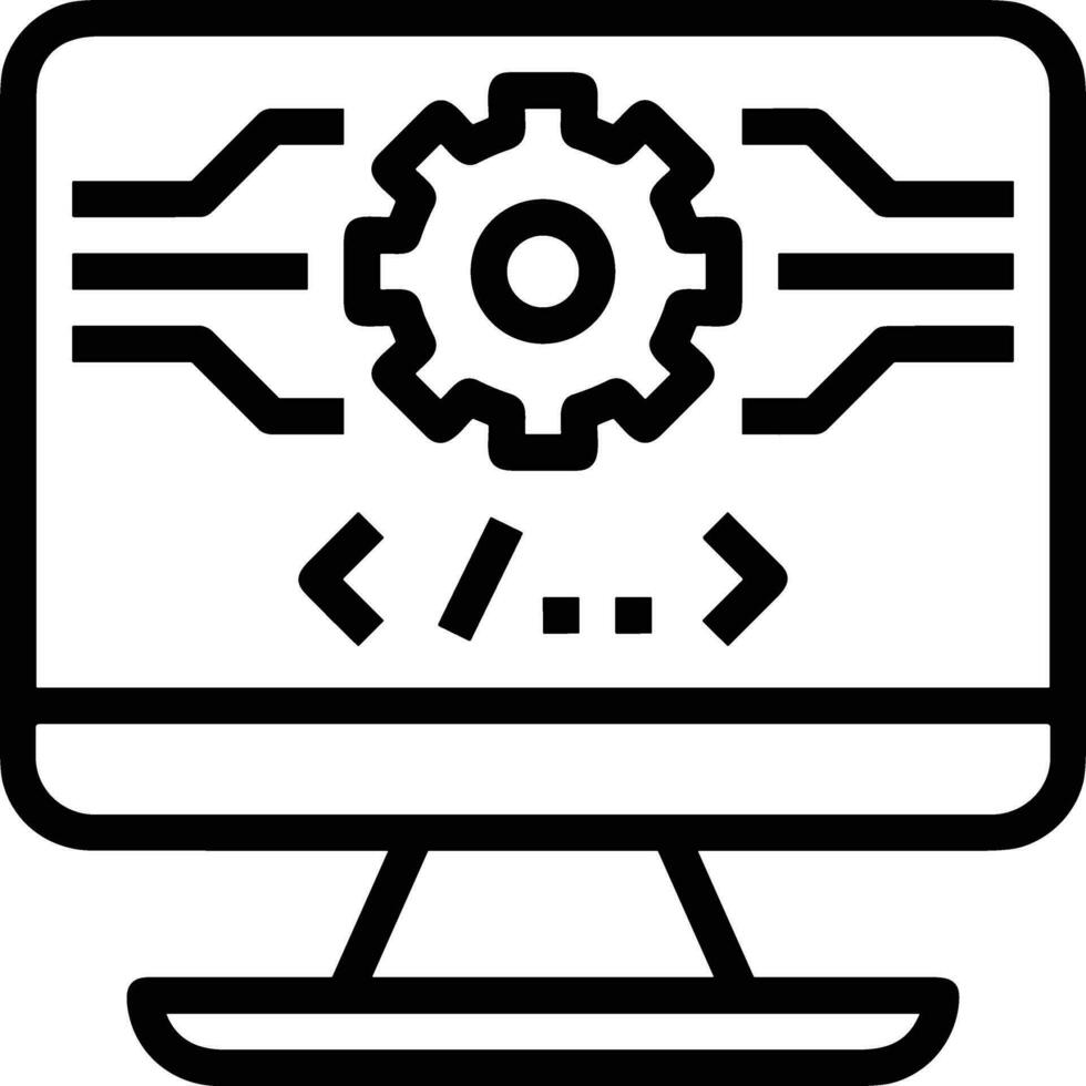 Ausrüstung Rahmen Symbol Symbol Vektor Bild. Illustration von das industriell Rad mechine Mechanismus Design Bild