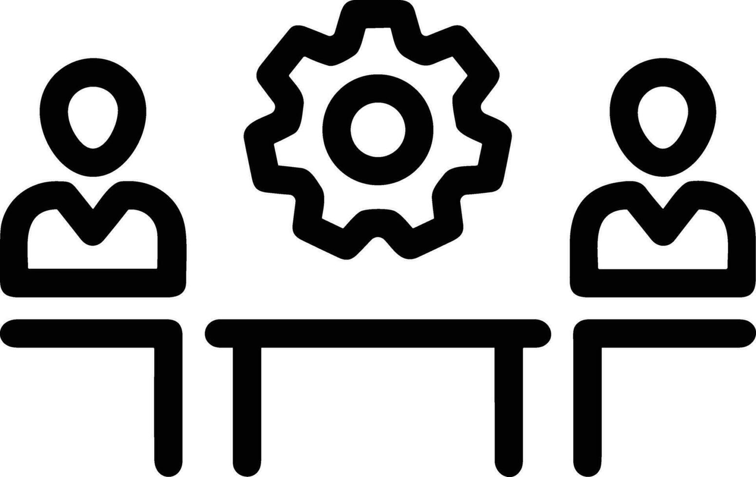 Ausrüstung Rahmen Symbol Symbol Vektor Bild. Illustration von das industriell Rad mechine Mechanismus Design Bild