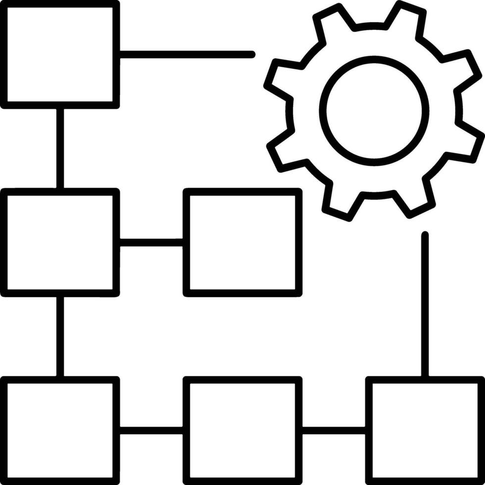 Ausrüstung Rahmen Symbol Symbol Vektor Bild. Illustration von das industriell Rad mechine Mechanismus Design Bild