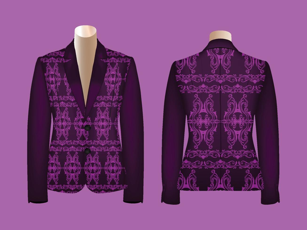 vektor dekorativ blazer design