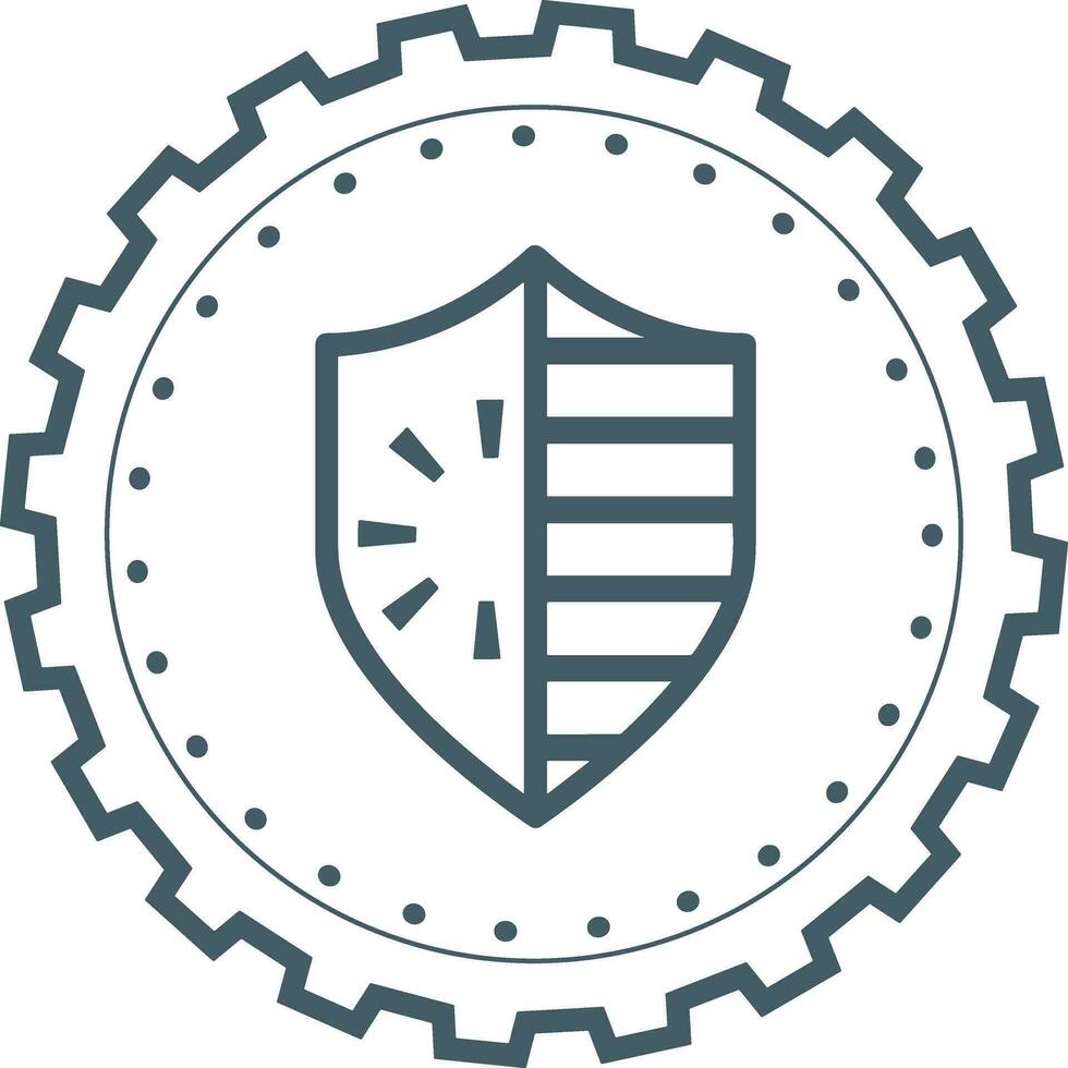 Ausrüstung Rahmen Symbol Symbol Vektor Bild. Illustration von das industriell Rad mechine Mechanismus Design Bild