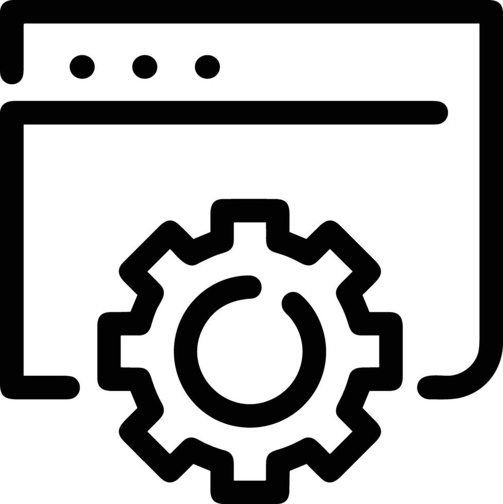 Ausrüstung Rahmen Symbol Symbol Vektor Bild. Illustration von das industriell Rad mechine Mechanismus Design Bild