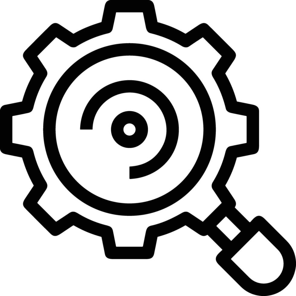 Ausrüstung Rahmen Symbol Symbol Vektor Bild. Illustration von das industriell Rad mechine Mechanismus Design Bild