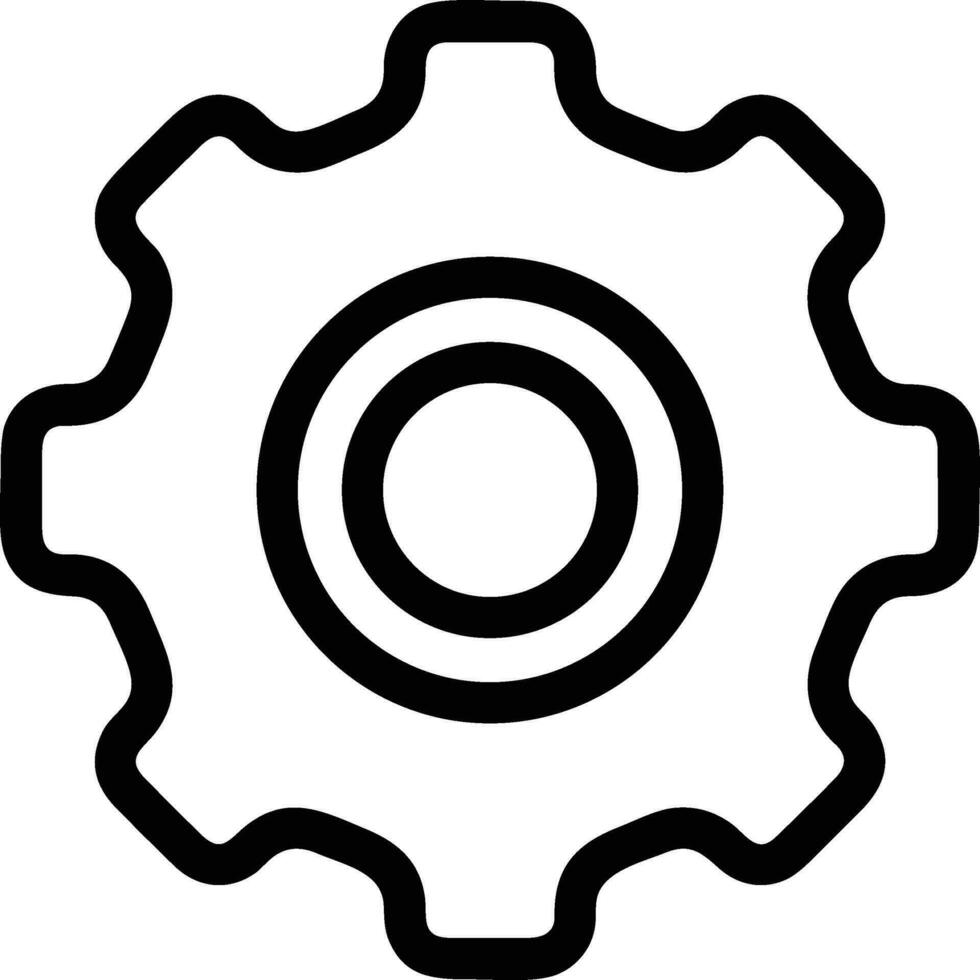 Ausrüstung Rahmen Symbol Symbol Vektor Bild. Illustration von das industriell Rad mechine Mechanismus Design Bild