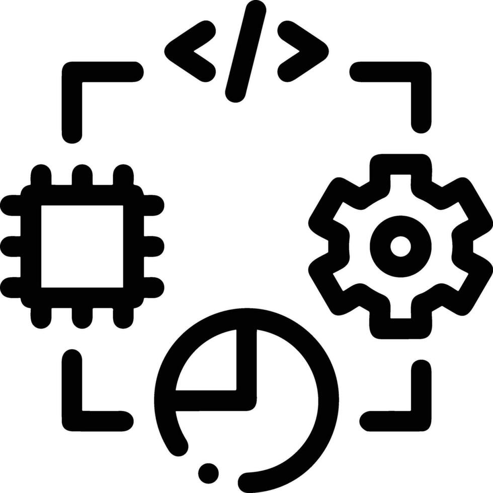 Ausrüstung Rahmen Symbol Symbol Vektor Bild. Illustration von das industriell Rad mechine Mechanismus Design Bild