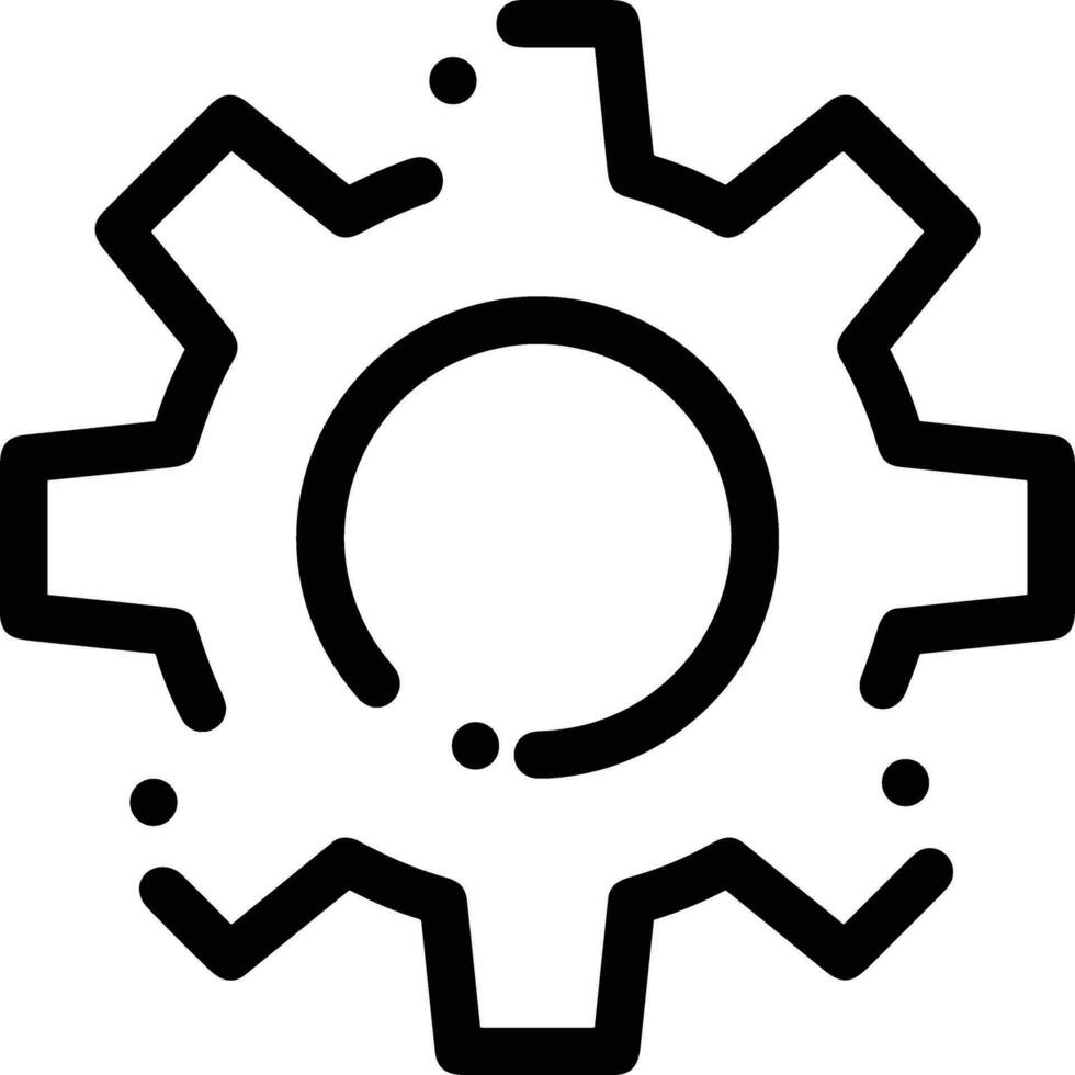 Ausrüstung Rahmen Symbol Symbol Vektor Bild. Illustration von das industriell Rad mechine Mechanismus Design Bild