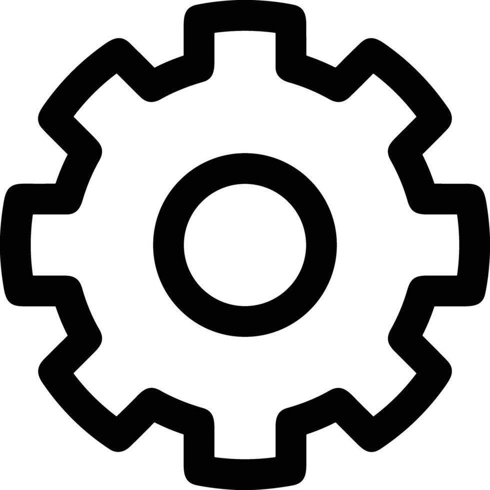 Ausrüstung Rahmen Symbol Symbol Vektor Bild. Illustration von das industriell Rad mechine Mechanismus Design Bild