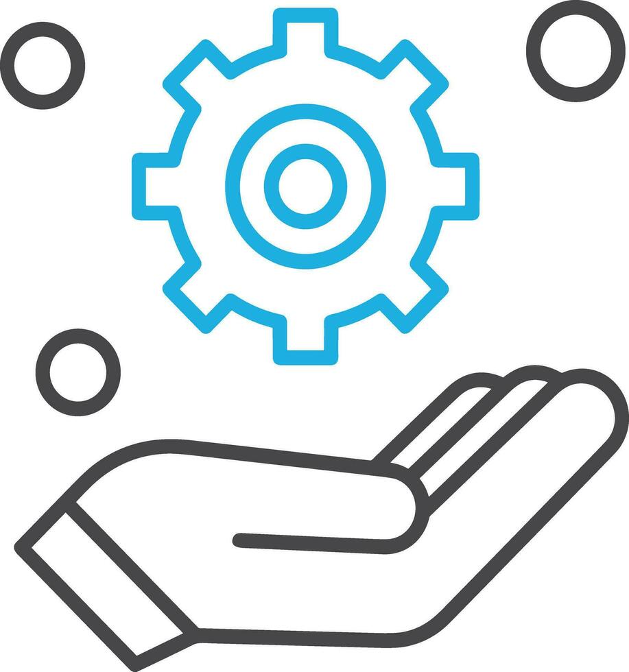 Ausrüstung Rahmen Symbol Symbol Vektor Bild. Illustration von das industriell Rad mechine Mechanismus Design Bild